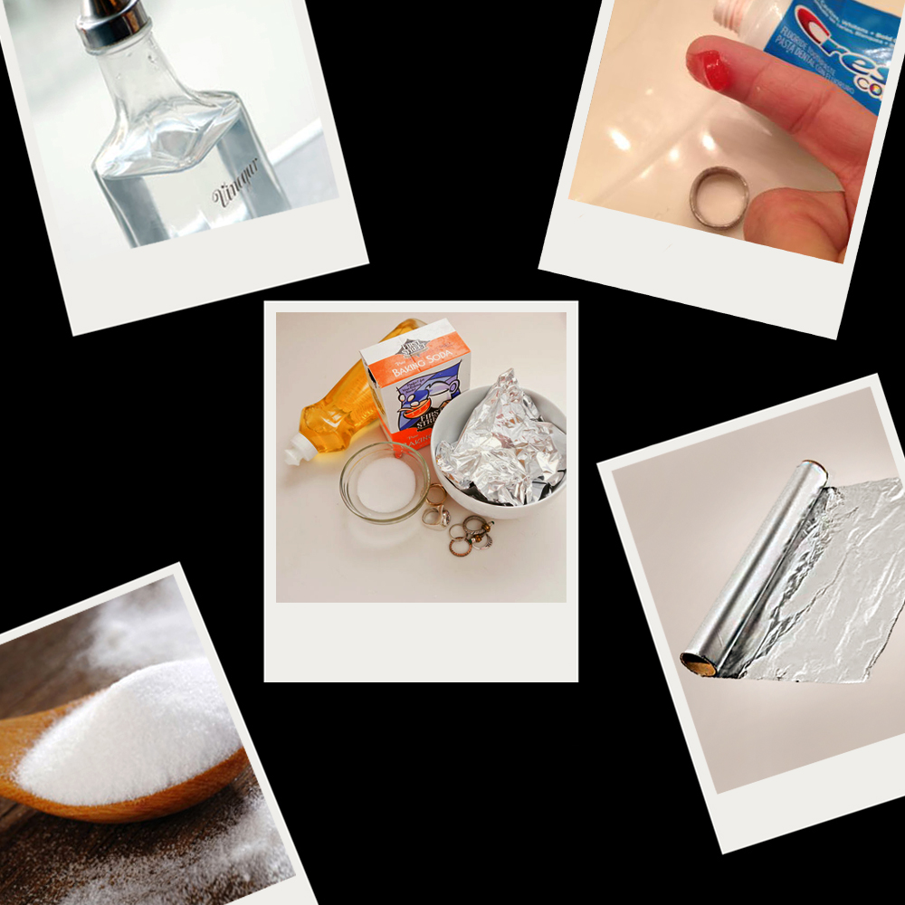 Cleaning silver jewelry