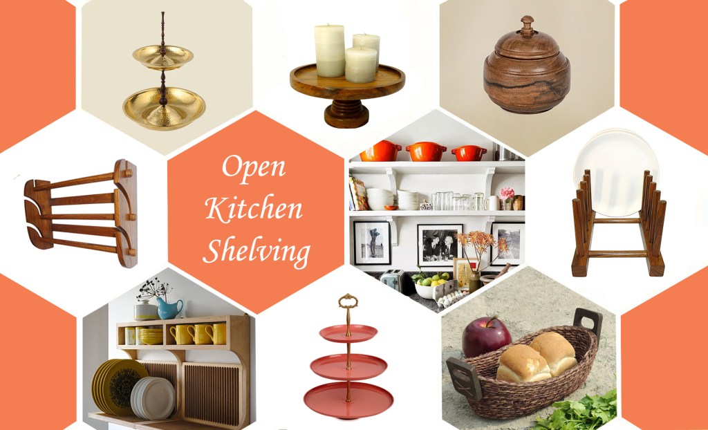 Open Kitchen Shelving